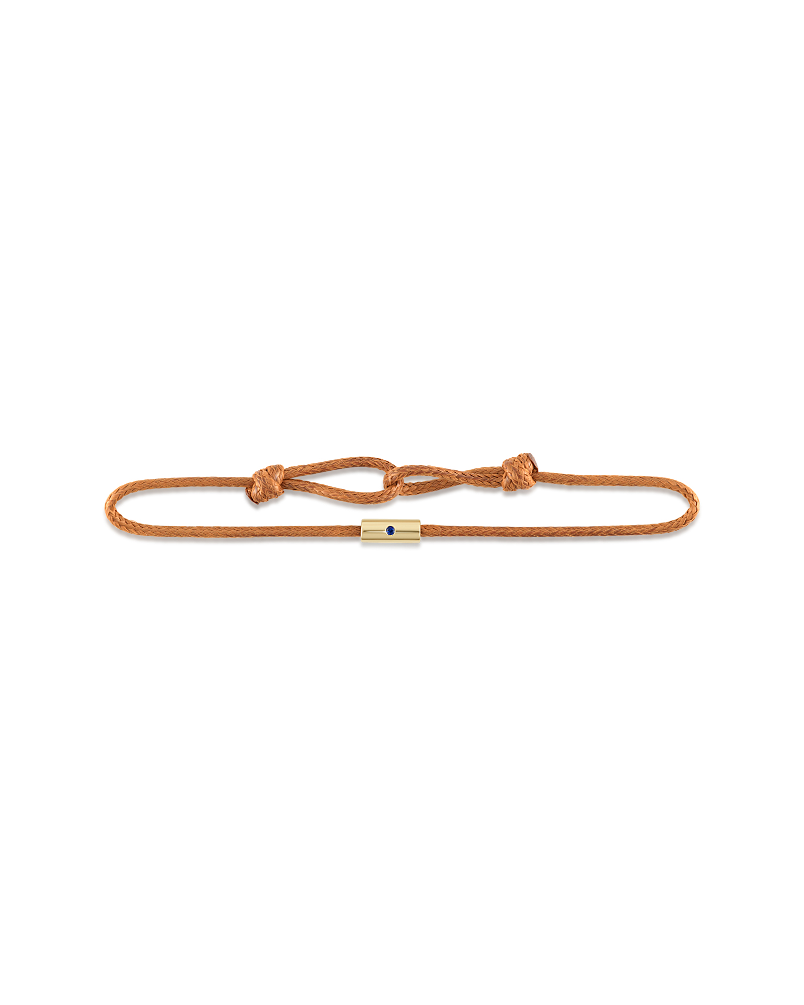 Lederarmband mit Gold